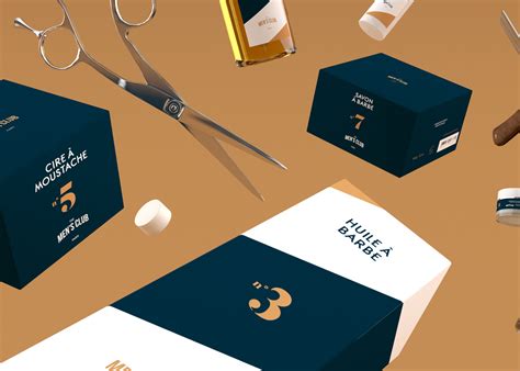 The Mens Club Packaging Barber Shop On Behance