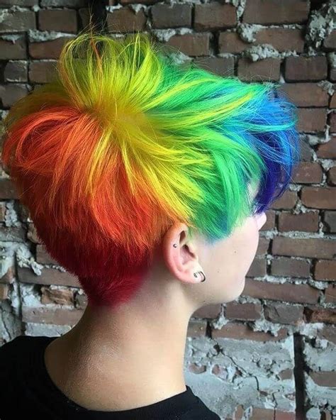 50 Gorgeous Rainbow Hair Color For Girls Fashion 2d Rainbow Hair