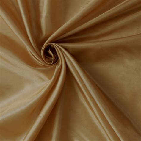 Luxe Habotai China Silk Lining Fabric Antique Gold 25 Yard Bolt