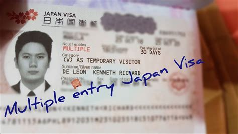 How To Apply For A Multiple Entry Visa For Japan Youtube