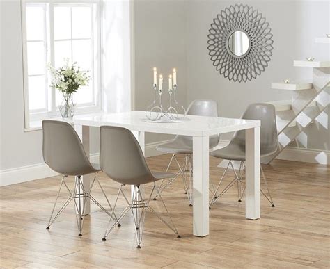 Charles eames dining chairs charles eames lounge chairs charles eames office chairs charles eames barstools. Buy the Atlanta 120cm White High Gloss Dining Table with ...