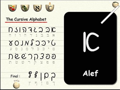 Learn Hebrew Learn Hebrew Cursive Alphabet Cursive