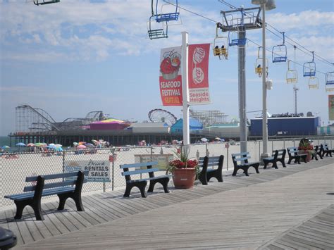 Jersey Shore Boardwalk This Is All In The Ocean Right Now No Matter
