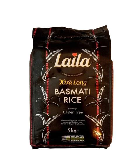Laila Xtra Long Basmati Rice 5 Kg Spice Town Online Grocery Store