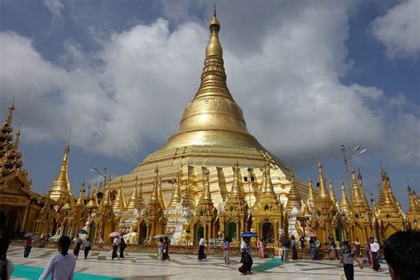 Shwedagon Pagoda Myanmar On Bare Foot Southeast Asia Time Traveler