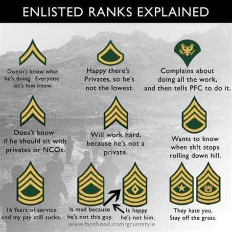 Us Military Ranks Explained Army Humor Military Humor Military Jokes