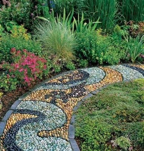 52 Amazing Pebble Garden Paths Digsdigs