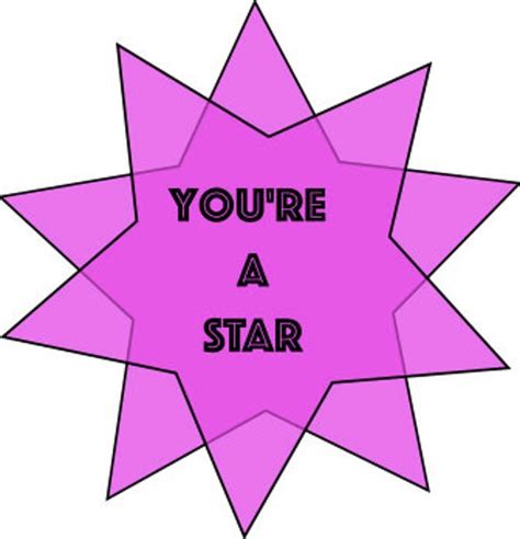 You Are A Star Clipart Etsy