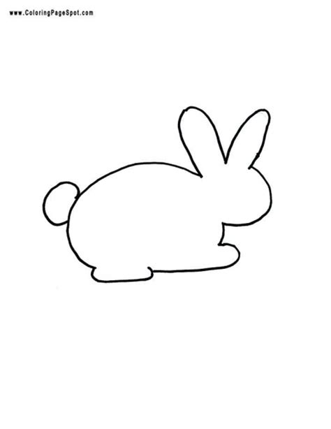 Paint (we also used silver glitter glue). Free Rabbit Template, Download Free Clip Art, Free Clip ...