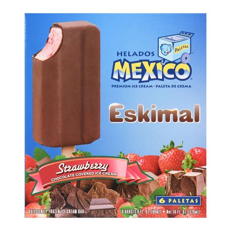 Helados Mexico 6ct Strawberry Eskimal Paletas Brickseek