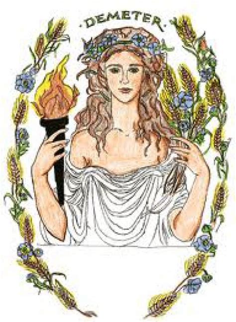 Demeter Greek Gods Goddess Mythology