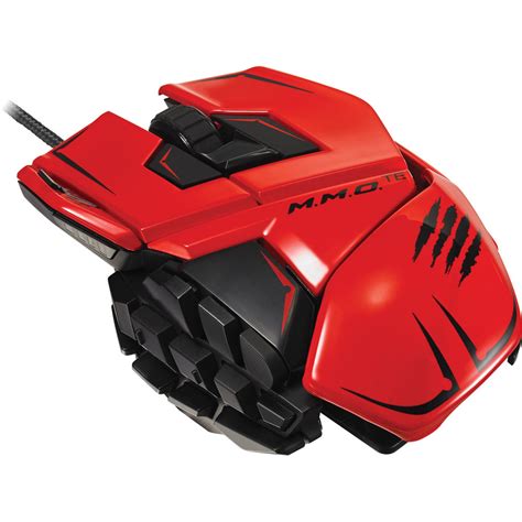 Mad Catz Mmo Te Gaming Mouse Red Mcb437140013041 Bandh