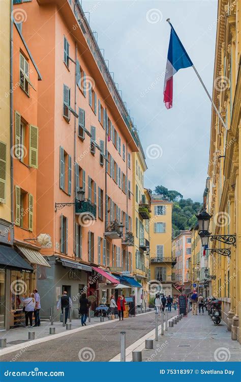 Streets In The Old Town Of Nice France Editorial Photography Image Of