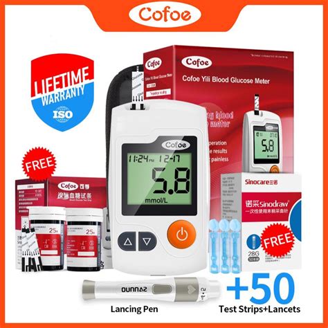 Cofoe Yili Ga Blood Sugar Test Kit Blood Glucose Meter Monitor