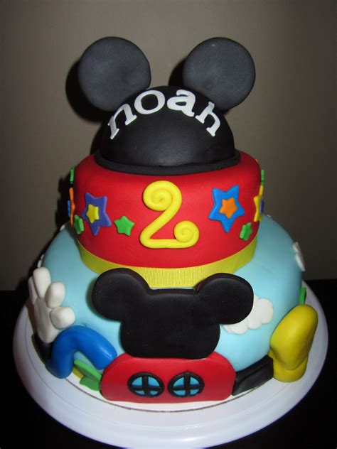 Share the best gifs now >>>. The Sweet Life!: "Mickey Mouse" 2nd Birthday Cake!