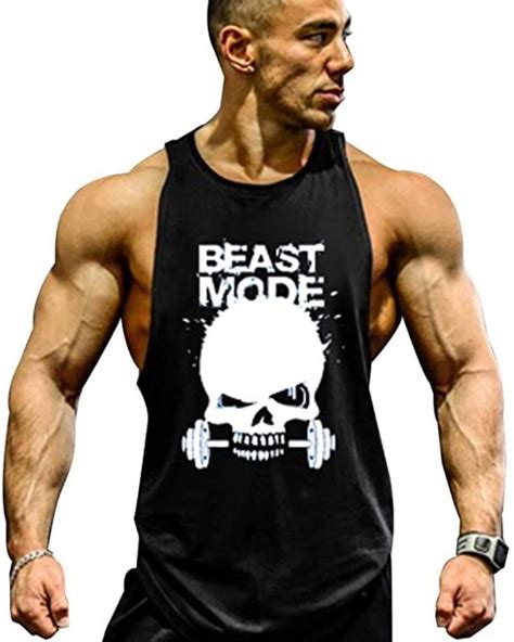 Men Stringers In Workout Shirts Gym Tank Tops Workout Tank Tops