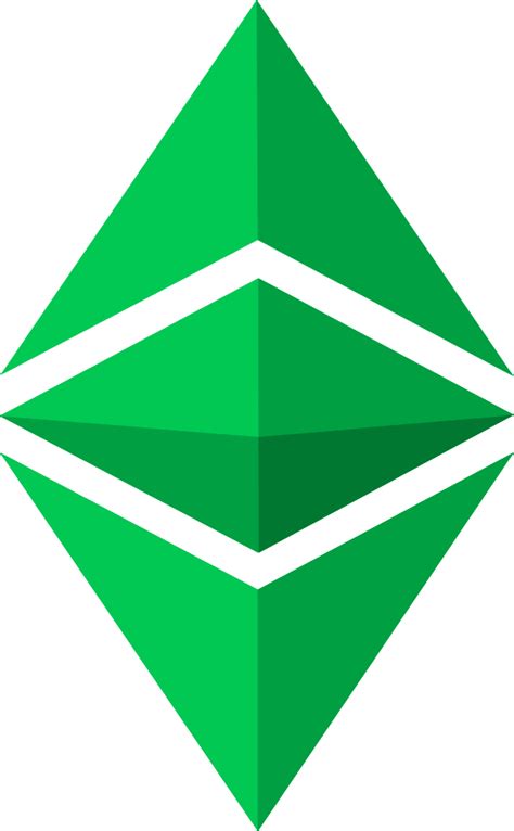 Download free ethereum png with transparent background. File:Ethereum Classic Logo.svg - Wikimedia Commons