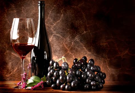 4k Drinks Wine Grapes Stemware Bottle Hd Wallpaper Rare Gallery
