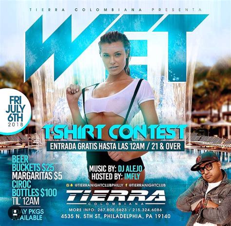 Wet T Shirt Contest Flyer Ghettobeatz