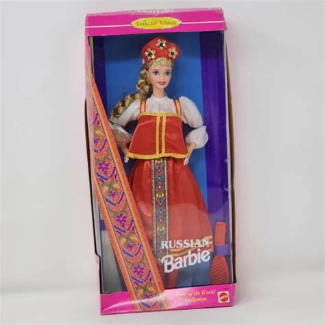 mattel barbie doll collector edition dolls of the world collection russian 1996 11 99 picclick