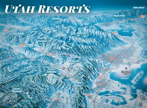 Utah Ski Resorts Map And Area Info Ski Utah
