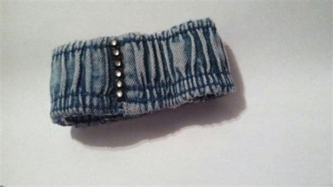 Simple Blue Jeans Bracelet Denim Wrap Bracelet Bracelets Jewelry