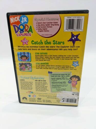 Dora The Explorer Catch The Stars Dvd 2005 97368864948 Ebay