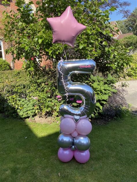 Personalised Number Stack The Little Balloon Company