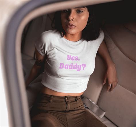 Yes Daddy Crop Top Mdlb Ddlg Sub Daddy Kink Pet Play Etsy