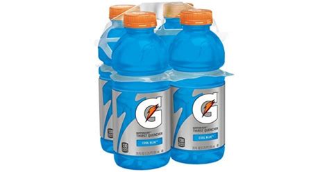 Gatorade Sports Drink Cool Blue 20oz 4pk Bottles