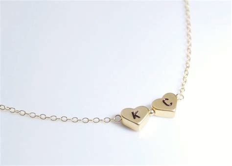 14k Gold Filled Necklace In Love Necklace In Gold Etsy