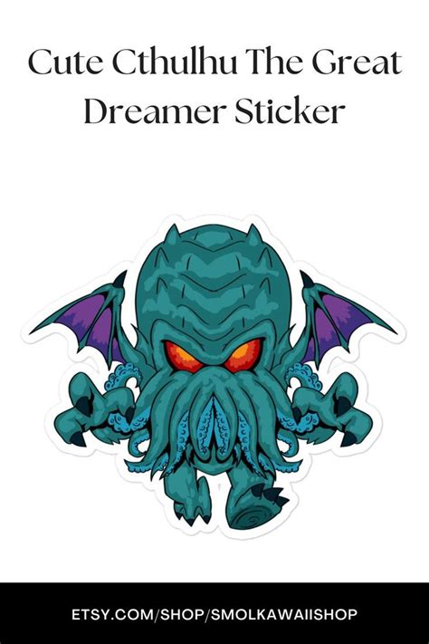 Cute Cthulhu The Great Dreamer Sticker