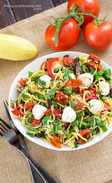 Margherita Pasta Salad Vegetarian Recipes Healthy Easy Pasta Salad