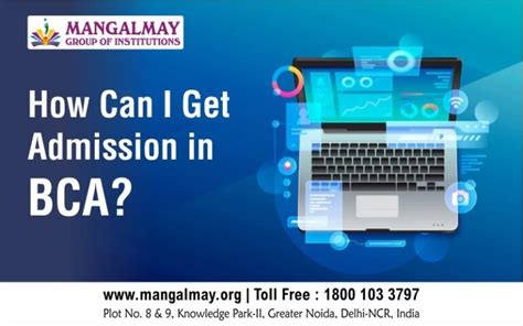 How Can I Get Admission For A Bca Mangalmay Institute