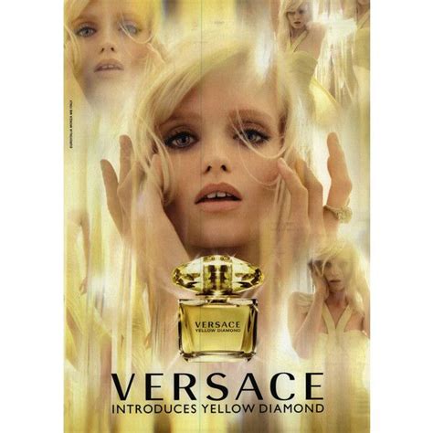 Versace Ad Campaign Yellow Diamond Liked On Polyvore Versace