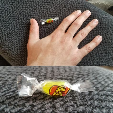 This individually wrapped jelly bean : mildlyinteresting