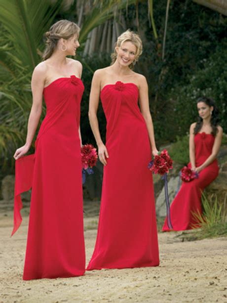 Red And Black Bridesmaid Dresses Natalie