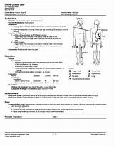 Chiropractic Treatment Notes