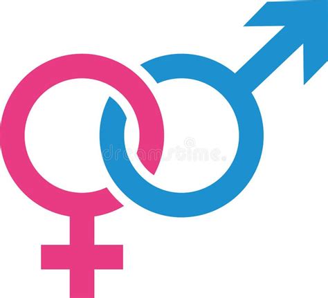 Símbolo De Género Símbolo De Vector De Sexo Signo De Mujer Y Hombre