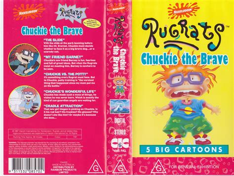 Rugrats Chuckie The Brave Vhs Pal Video A Rare Find Ebay