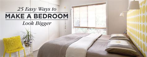 Follow our tips to make your small bedroom look bigger than you ever thought it could! 25 Ways To Make A Small Bedroom Look Bigger