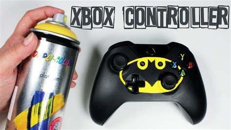Xbox One Batman Diy Controller Spray Paint Youtube