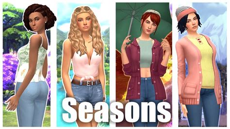 Seasons ☀️🍂 ️ The Sims 4 Create A Sim Full Cc List Youtube