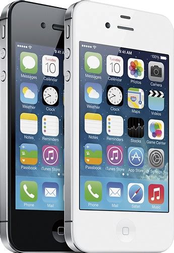 Best Buy Apple Iphone 4s 8gb Cell Phone Black Sprint Mf269lla