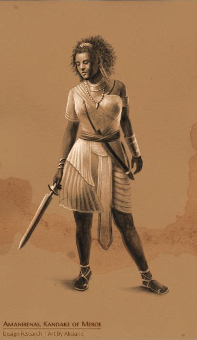 Amanirenasdesignresearchbyaliciane D8escqj Ancient Queen Ancient Kush Character Portraits