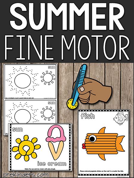 Fine Motor Activities For Preschoolers Printables
