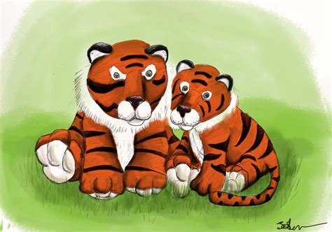 Tigers Cubs Cuddling By Julia Shaw On Deviantart