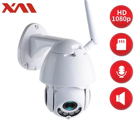 Xm 1080p Wireless Ptz Ip Camera Wifi Cmos Night Vision H265 Ptz Ir Security Camera Motion