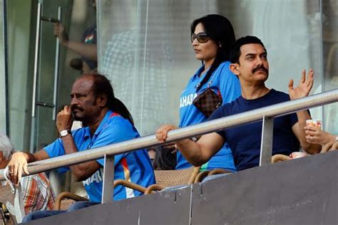 Pictures Of Celebrities Watching Cricket During World Cup