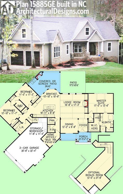 Best House Plans One Story 2000 Sq Ft Style Garage Ideas Craftsman